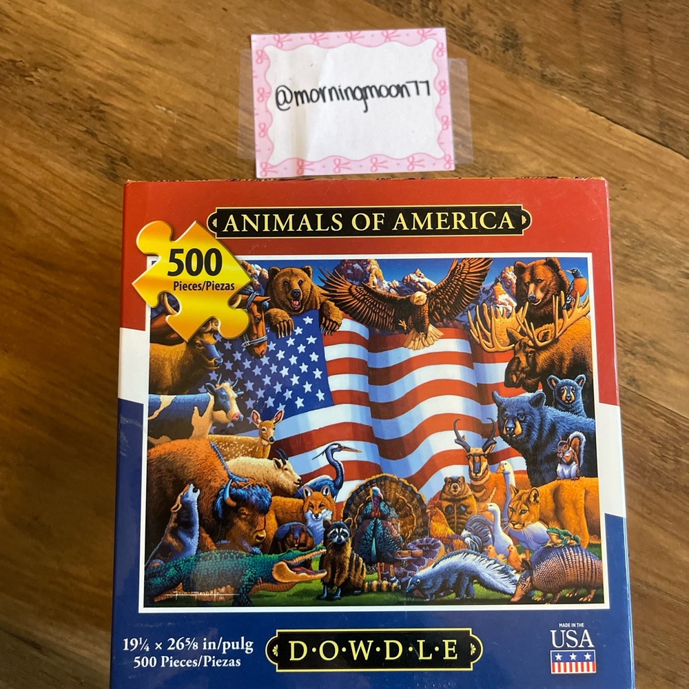 Dowdle Animals of America Puzzle - 500 Pieces